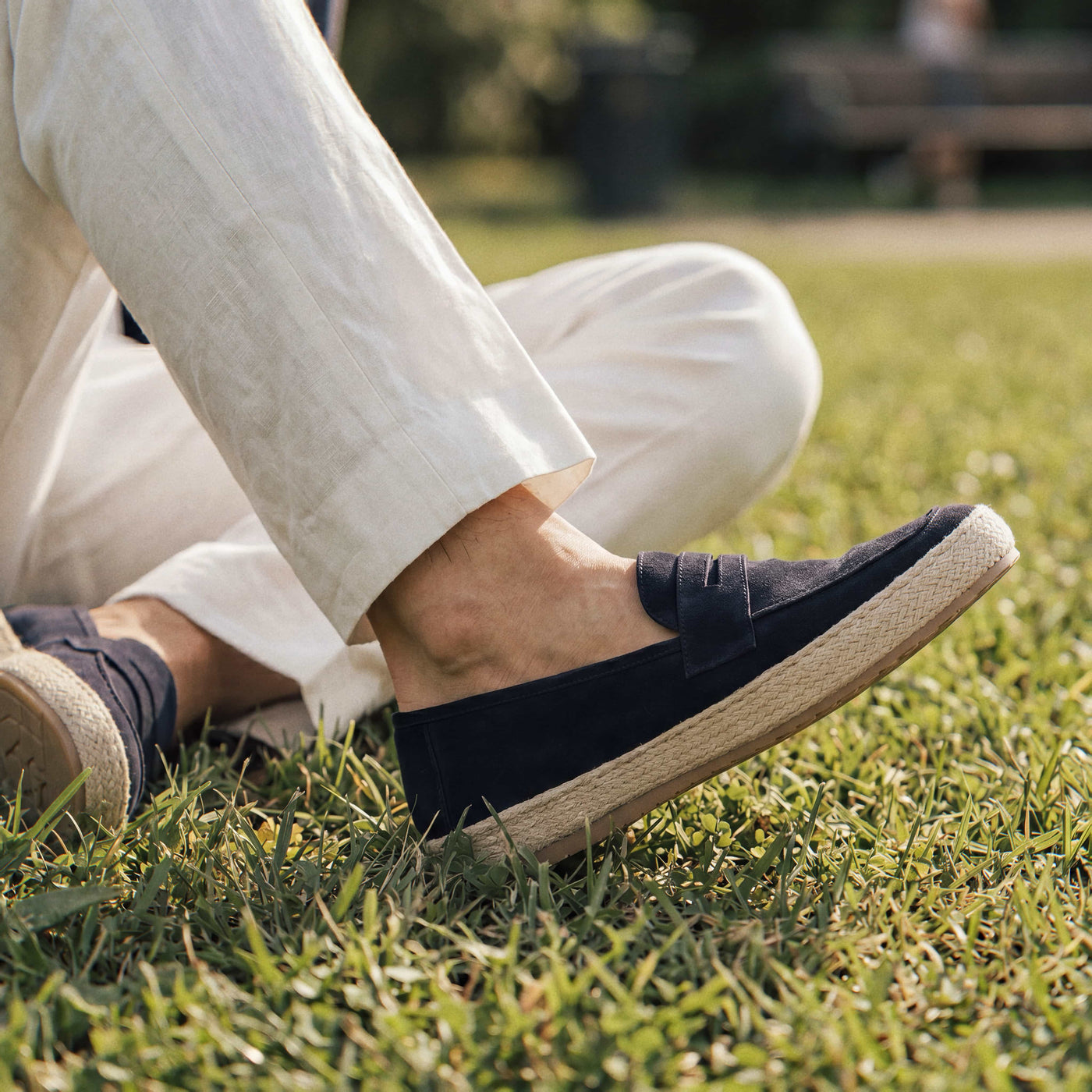 The Espadrille โ hand-applied braided rope